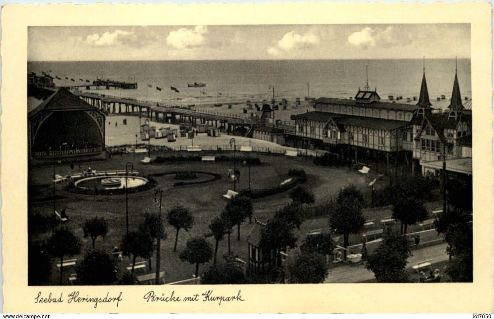 Seebad Heringsdorf, Brücke Mit Kurpark - Usedom