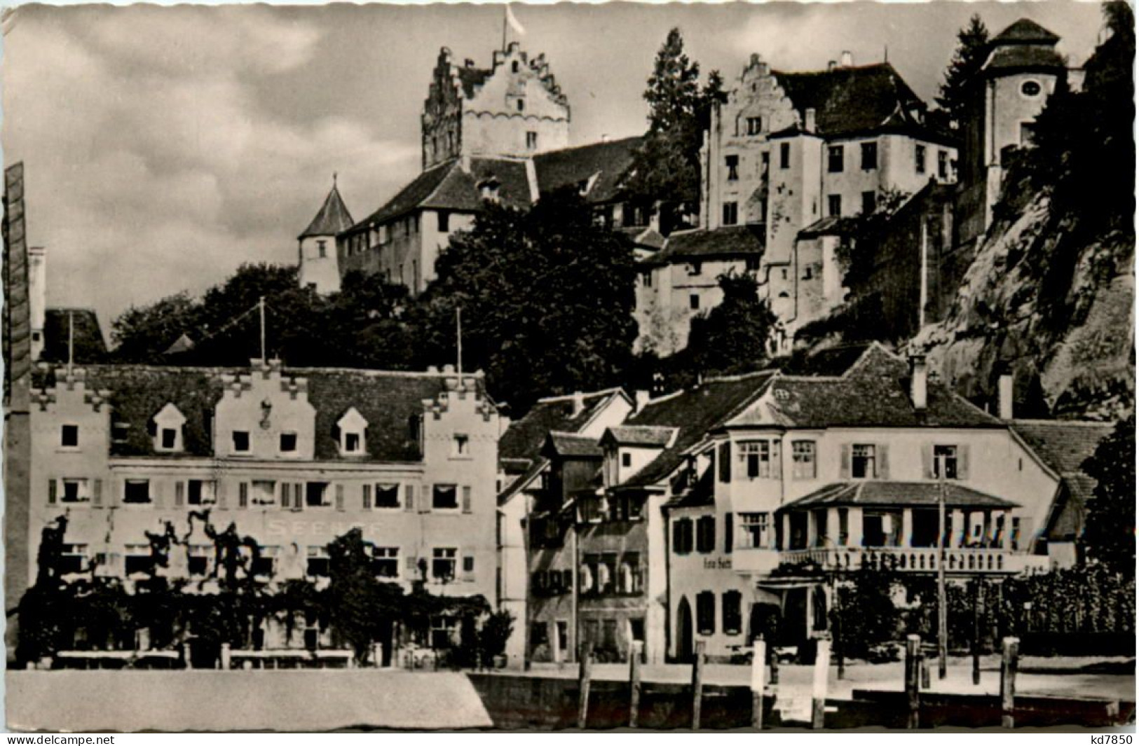 Meersburg, Hafen Mit Schloss - Meersburg