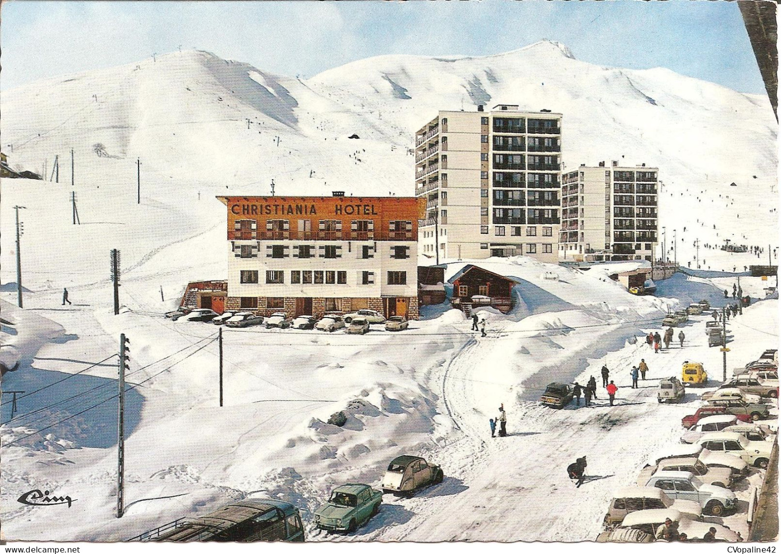 LA TOUSSUIRE (73) Echappée Sur Les Pistes En 1969  CPSM GF - Sonstige & Ohne Zuordnung