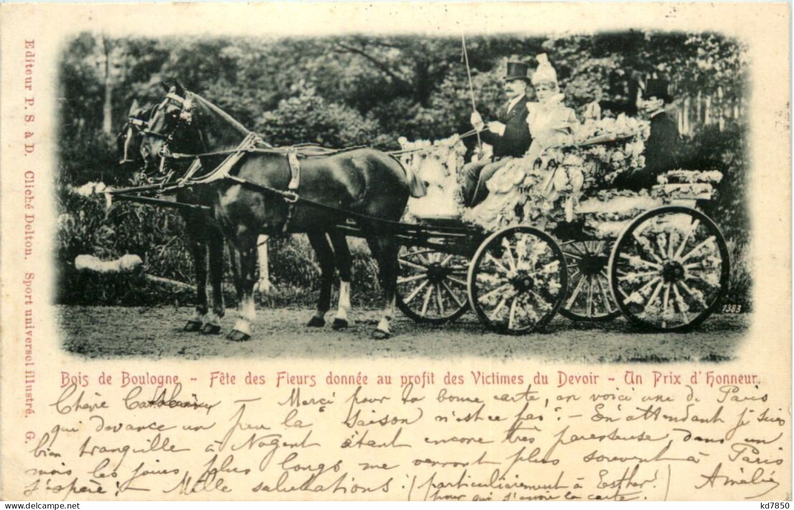 Bois De Boulogne - Fete Des Fleurs - Sonstige & Ohne Zuordnung