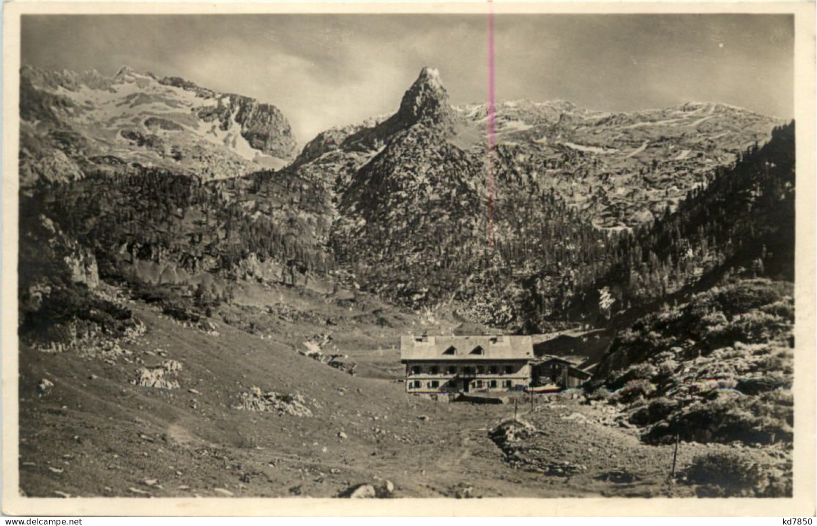 Das Funtenseehaus Im Steinernen Meer Mit Dem Schottmalhorn - Berchtesgaden