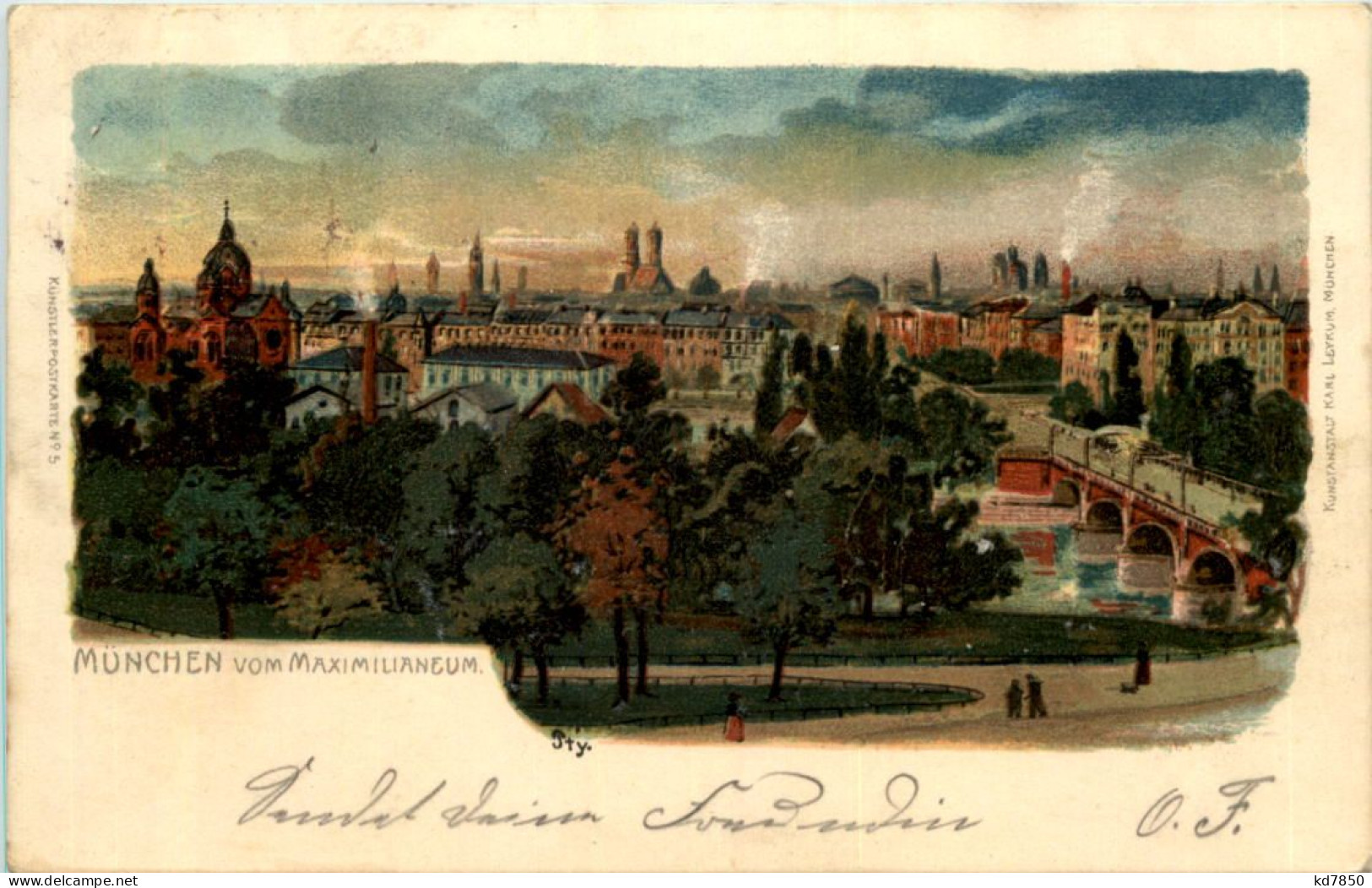 Gruss Aus München - Litho - Muenchen