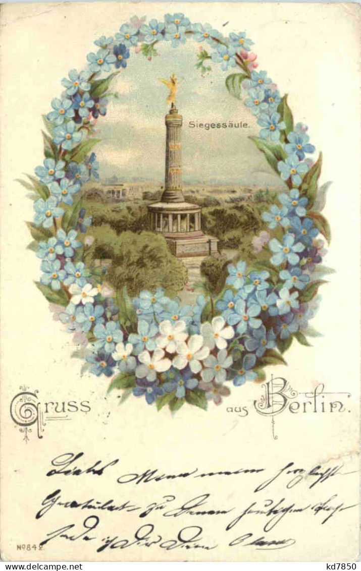 Gruss Aus Berlin - Litho - Sonstige & Ohne Zuordnung