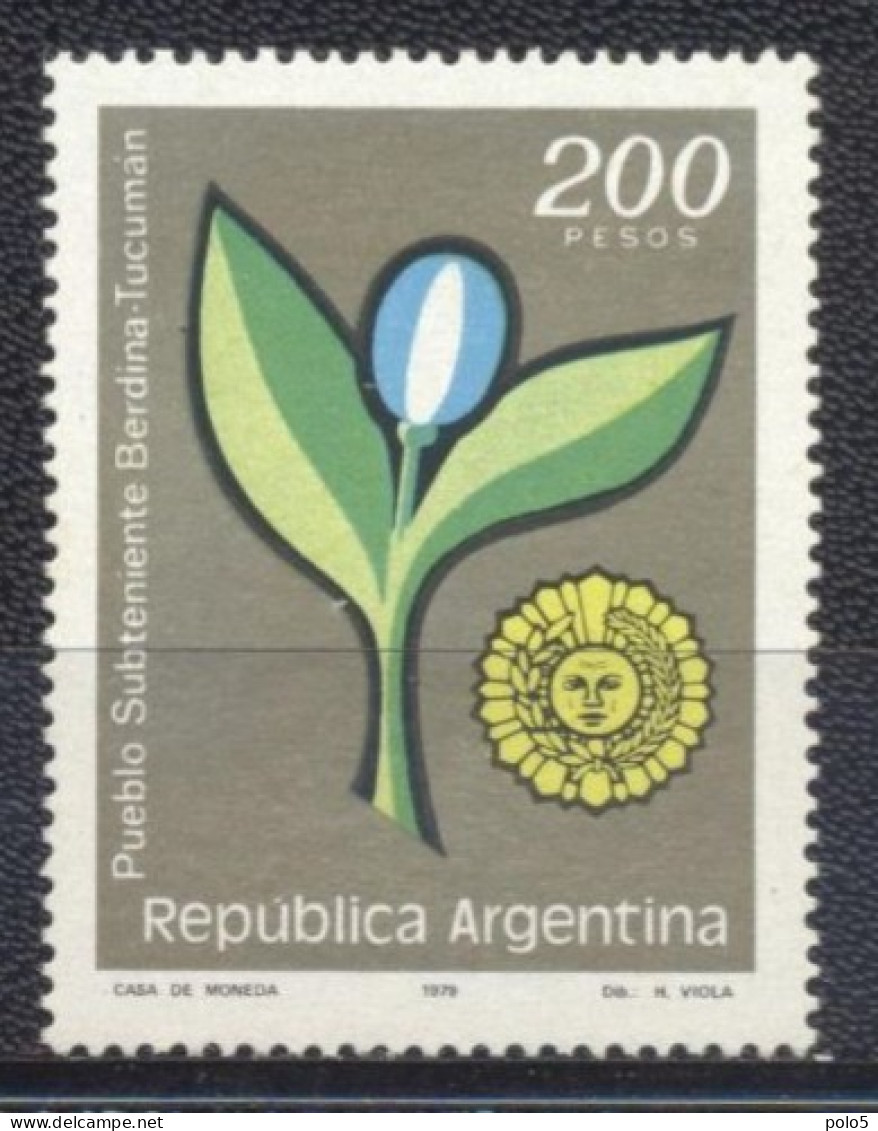 Argentina 1979- Naming Of Village Subteniente Berdina, Tucuman Set (1v) - Ongebruikt