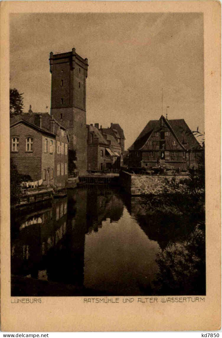 Lüneburg, Ratsmühle Und Alter Wasserturm - Lüneburg