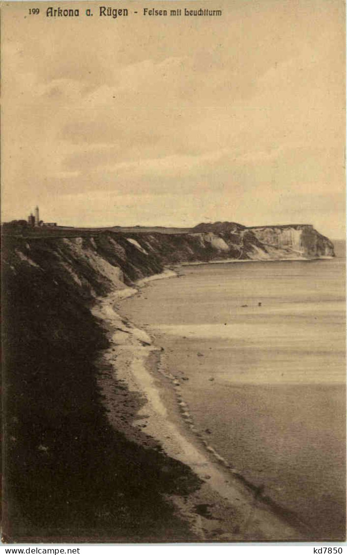 Arkona A. Rügen, Felsen Mit Leuchtturm - Rügen