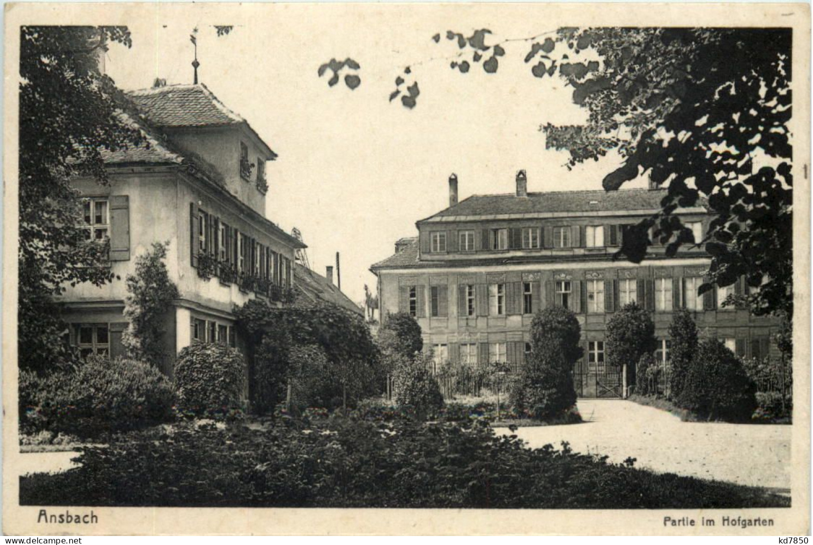 Ansbach, Partie Im Hofgarten - Ansbach