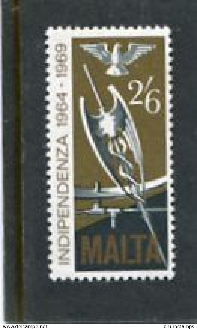 MALTA - 1969  2/6  INDEPENDENCE  MINT NH - Malta