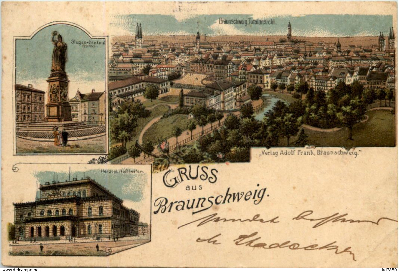 Gruss Aus Braunschweig - Litho - Braunschweig