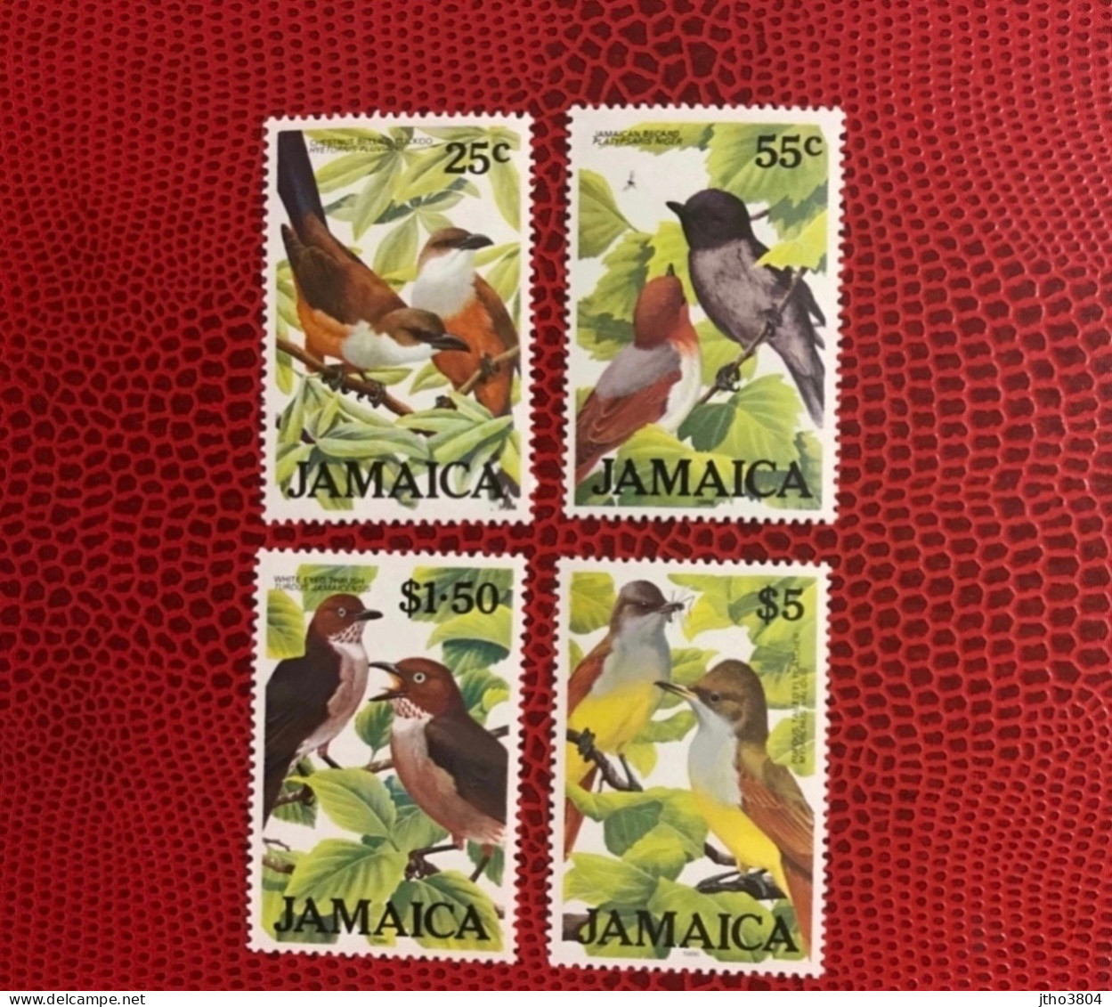 JAMAÏQUE 1988 4v Neuf MNH ** YT 699 / 702 Mi 687 / 690 Pájaro Bird Pássaro Vogel Ucello Oiseau JAMAICA - Papagayos