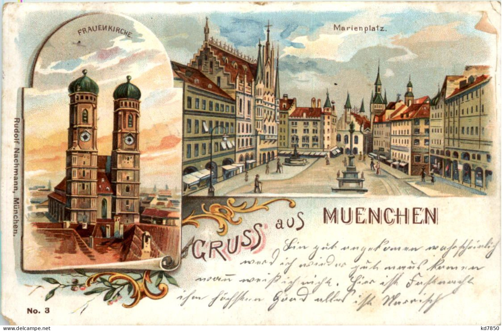 Gruss Aus München - Litho - Muenchen