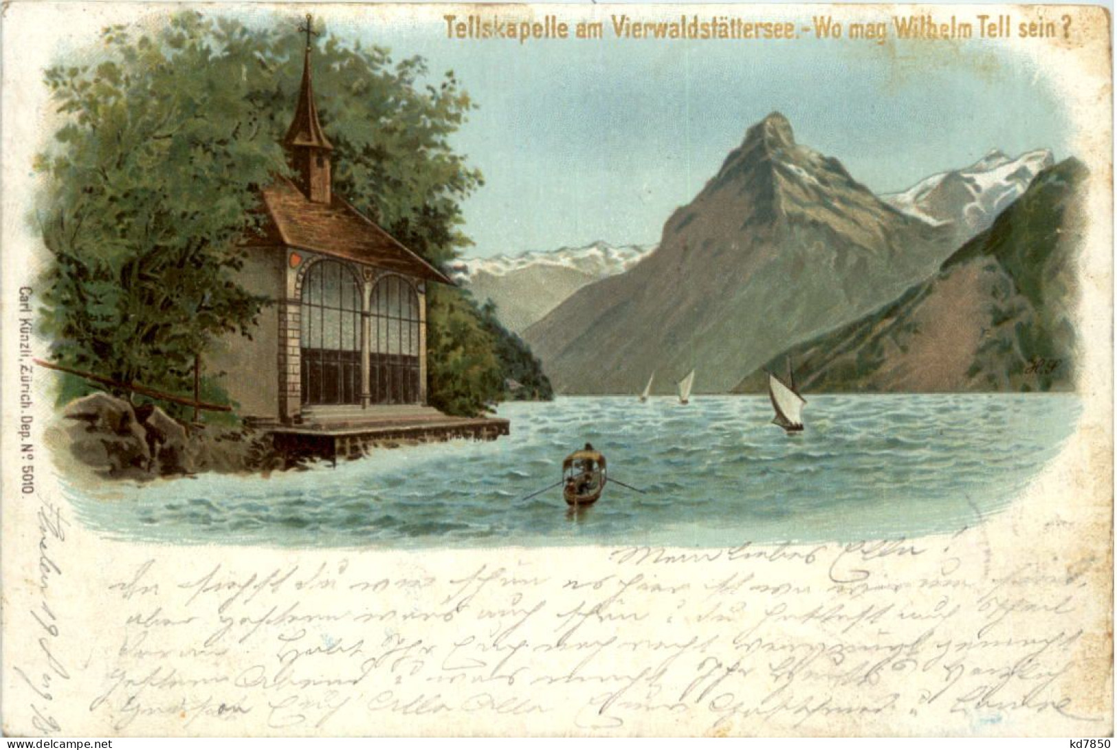 Tellskapelle Am Vierwaldstättersee - Litho - Other & Unclassified