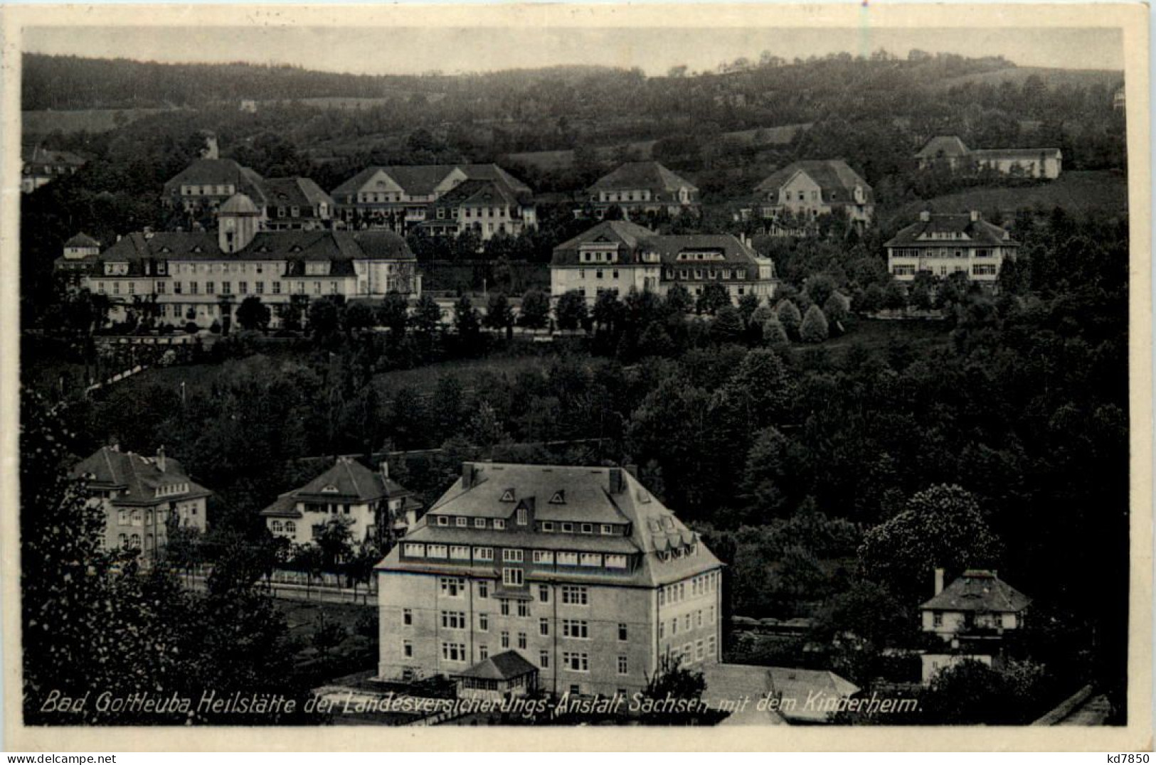 Bad Gottleuba, Heilstätte Der Vers-Anstalt Sachsen Mit Dem Kinderheim - Bad Gottleuba-Berggiesshuebel