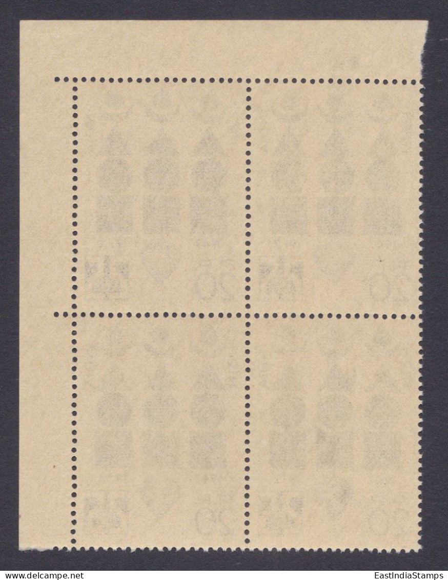 Inde India 1972 MNH Indian Standards Institute, ISI, Measurement Instruments, Block - Nuevos