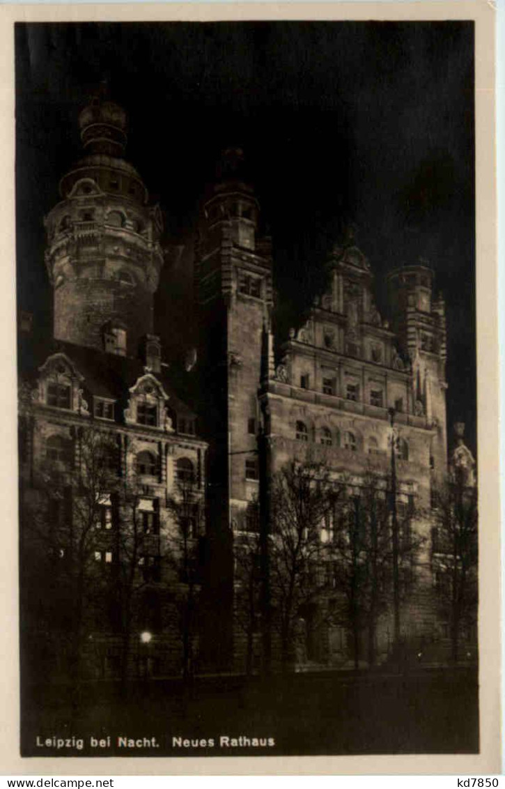 Leipzig Bei Nacht, Neues Rathaus - Leipzig