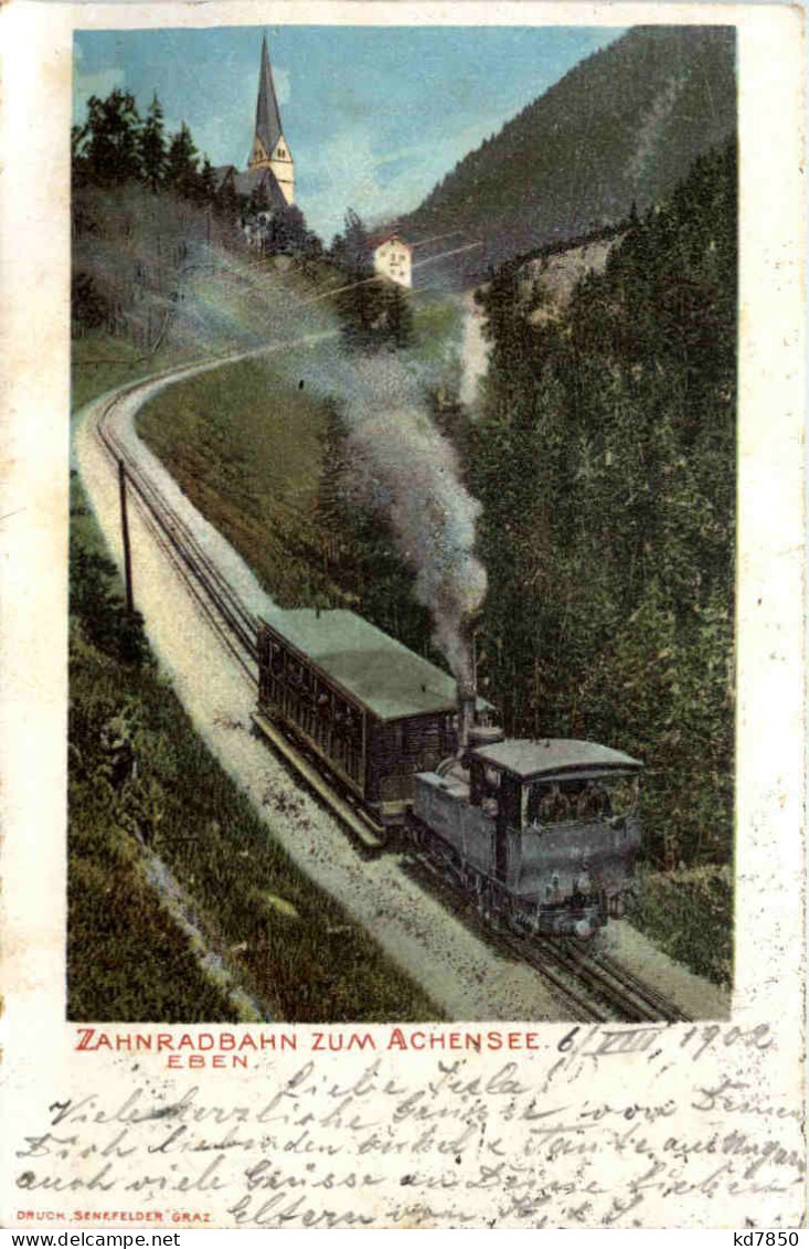 Zahnradbahn Zum Achensee - Eben - Achenseeorte