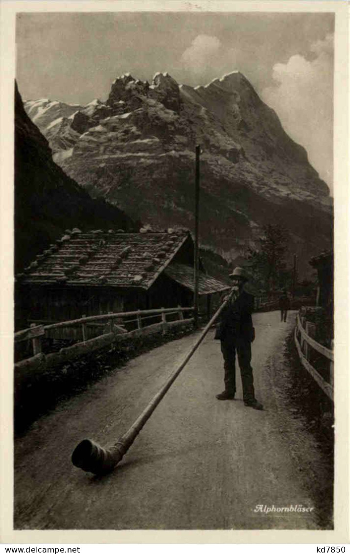 Schweiz - Alphornbläser - Sonstige & Ohne Zuordnung