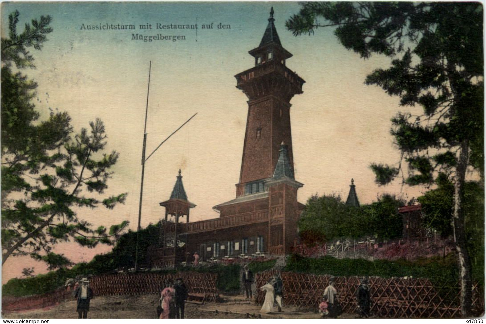 Aussichtsturm Mit Restaurant Auf Den Müggelbergen - Autres & Non Classés