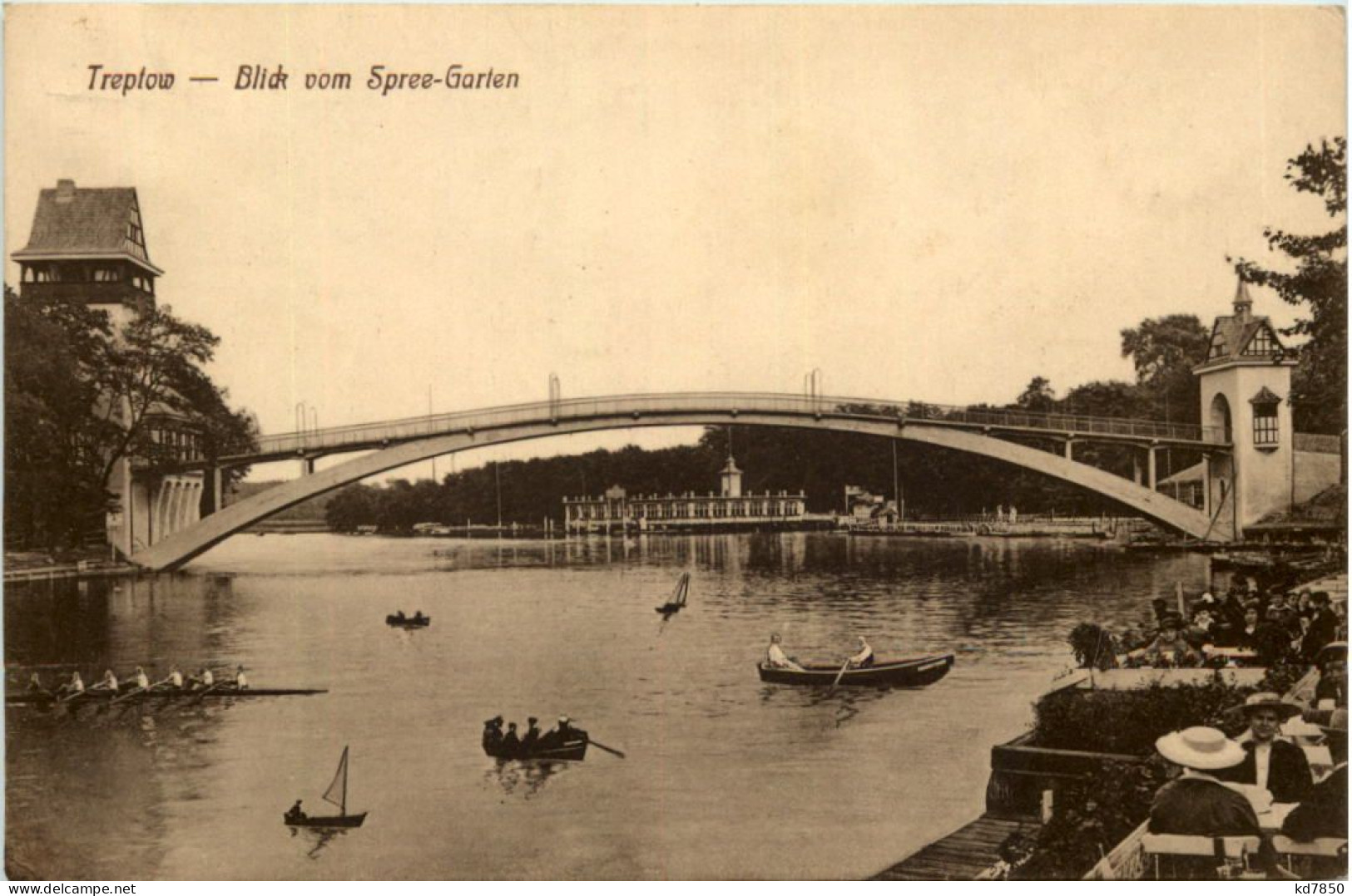 Berlin-Treptow, Blick Vom Spree-Garten - Sonstige & Ohne Zuordnung