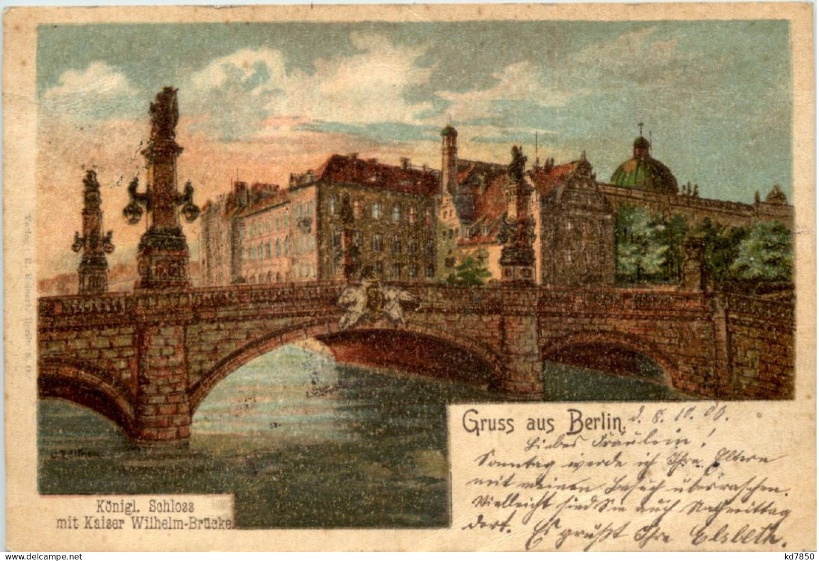 Gruss Aus Berlin - Litho - Sonstige & Ohne Zuordnung