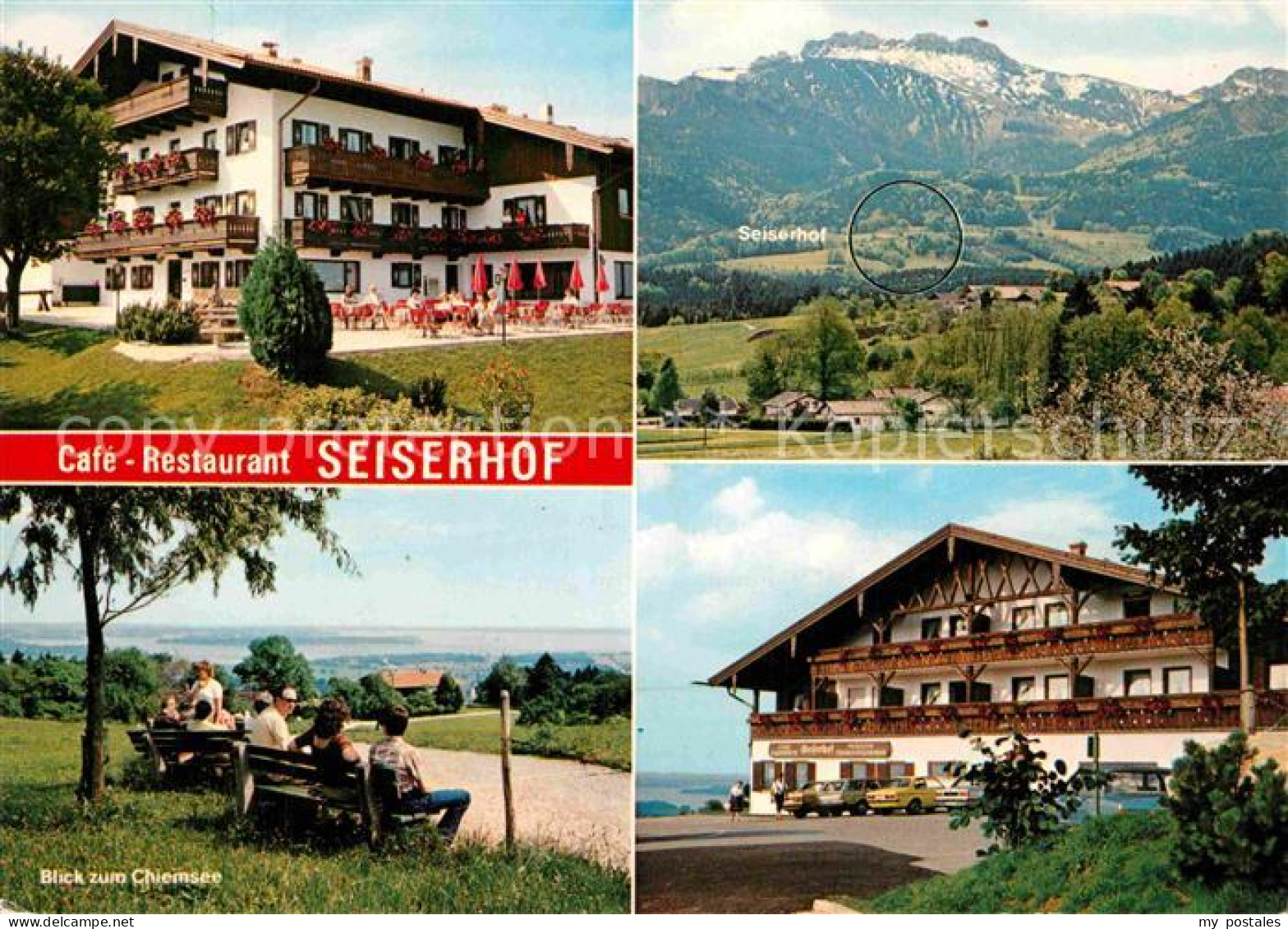 72840692 Prien Chiemsee Cafe Restaurant Seiserhof Alpen Prien Chiemsee - Sonstige & Ohne Zuordnung