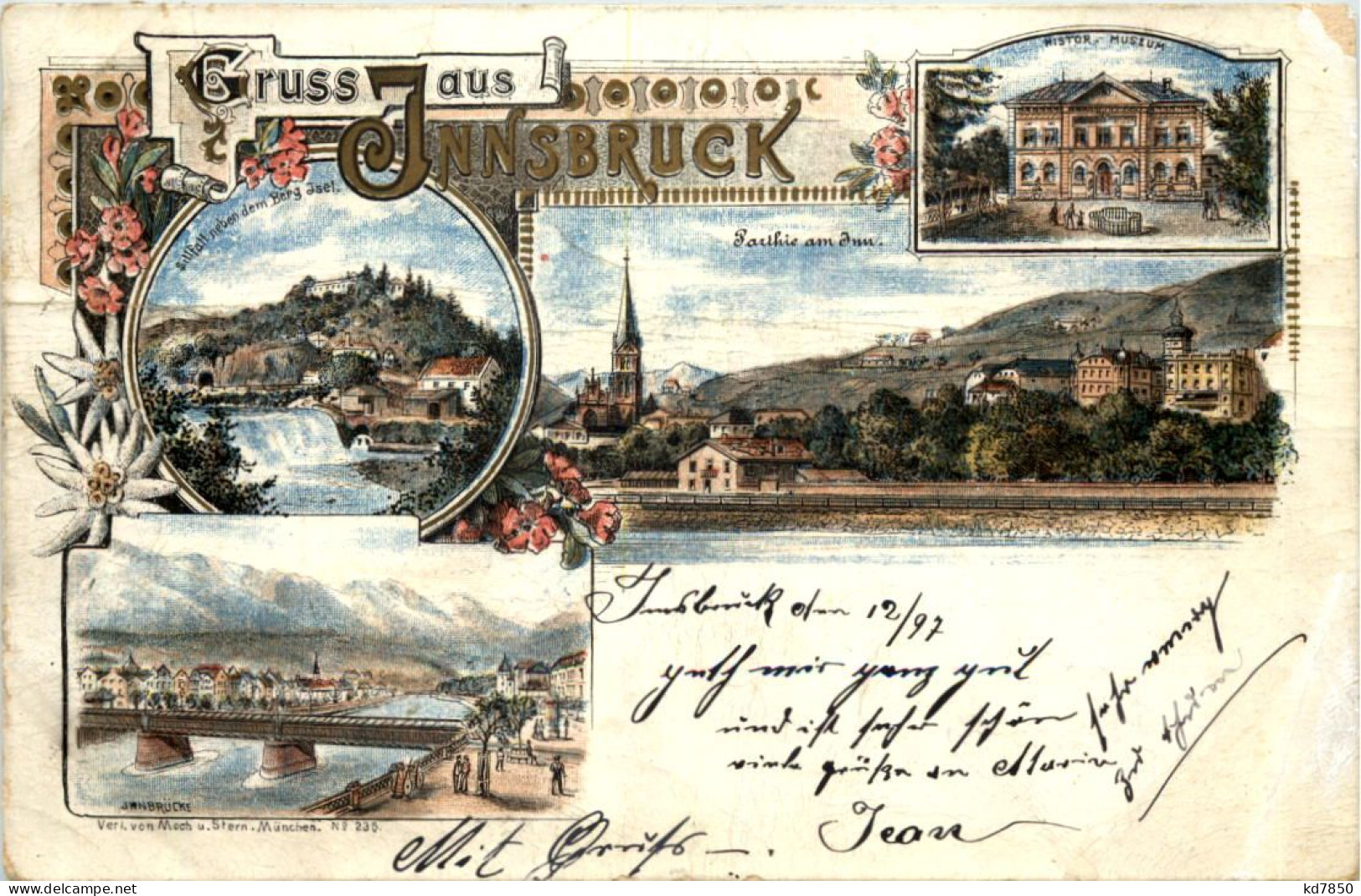 Gruss Aus Innsbruck - Litho - Innsbruck