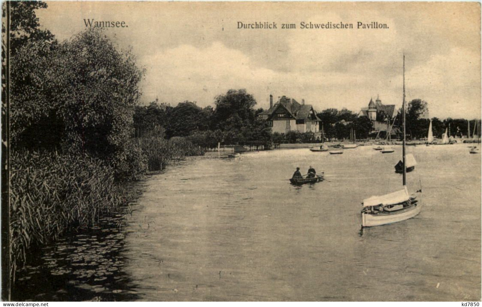 Wannsee, Durchblick Zum Schwedischen Pavillon - Wannsee