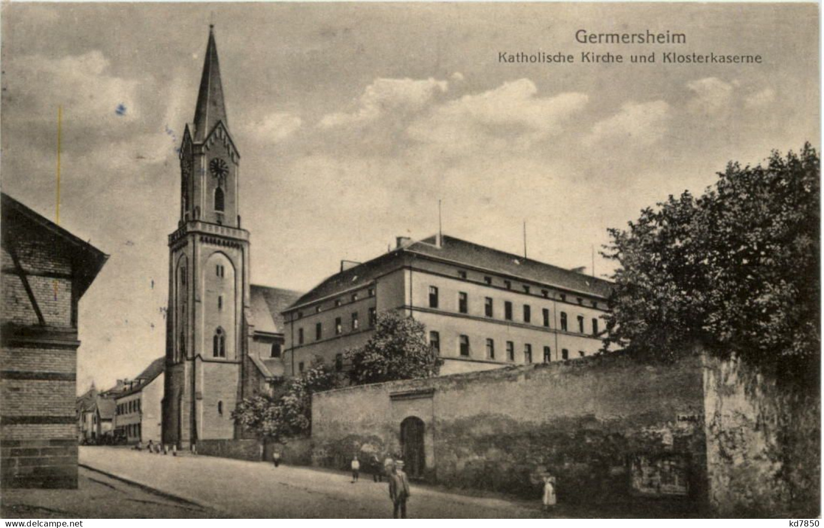 Germersheim, Kath. Kirche Und Klosterkaserne - Germersheim