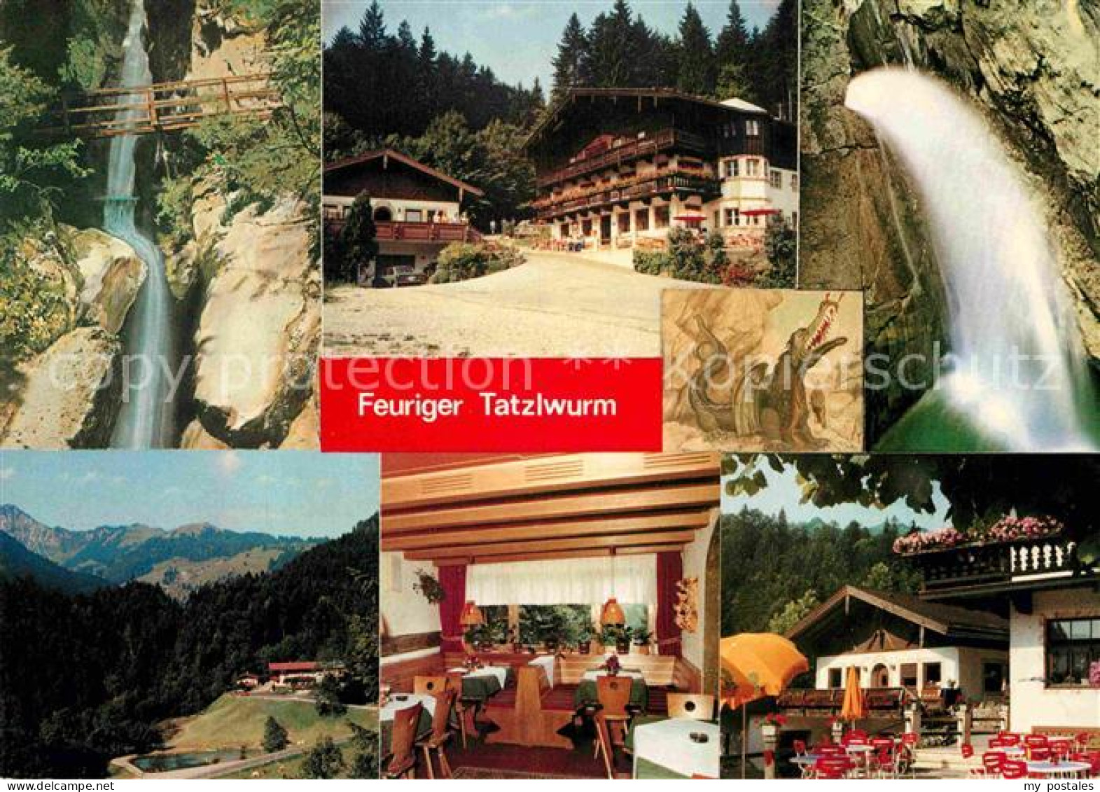 72840679 Bayrischzell Althistorischer Alpengasthof Zum Feurigen Tatzelwurm Wasse - Autres & Non Classés