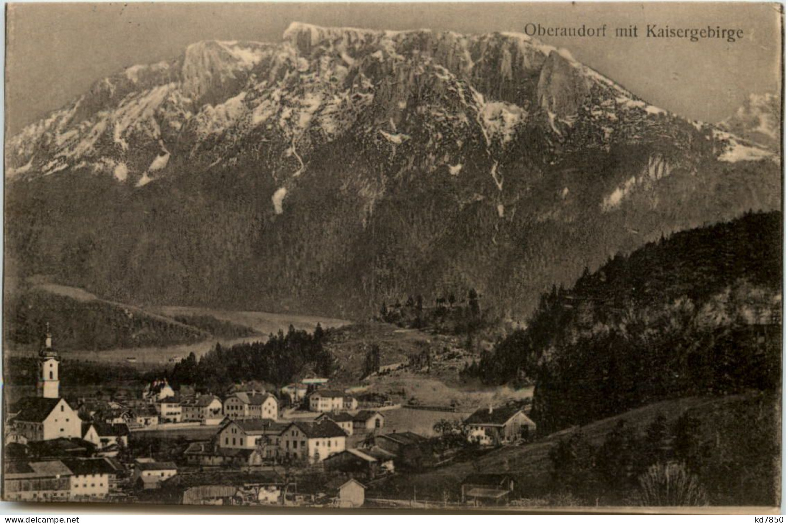 Oberaudorf Mit Kaisergebirge - Autres & Non Classés