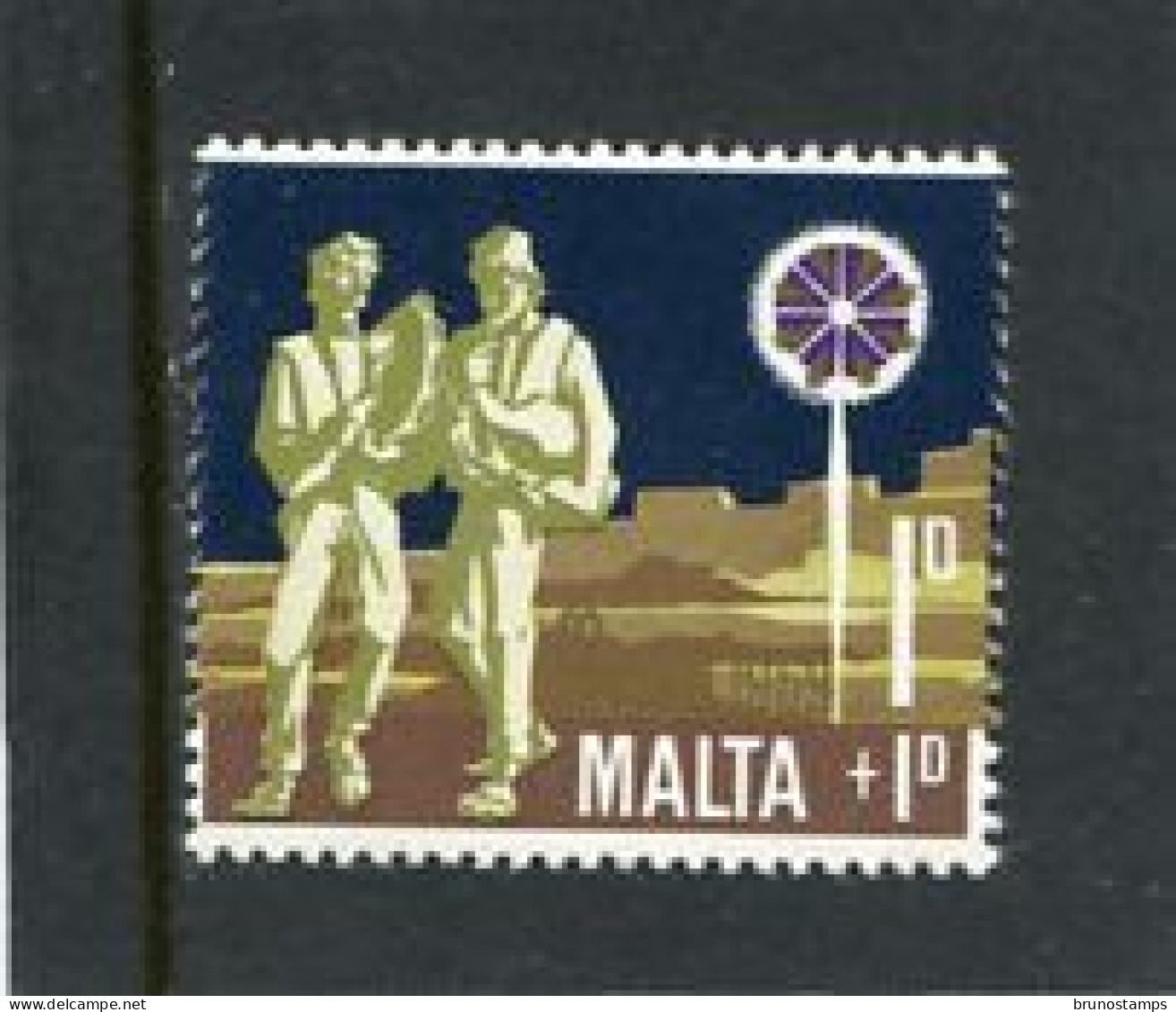 MALTA - 1969  1d CHRISTMAS  MINT NH - Malta