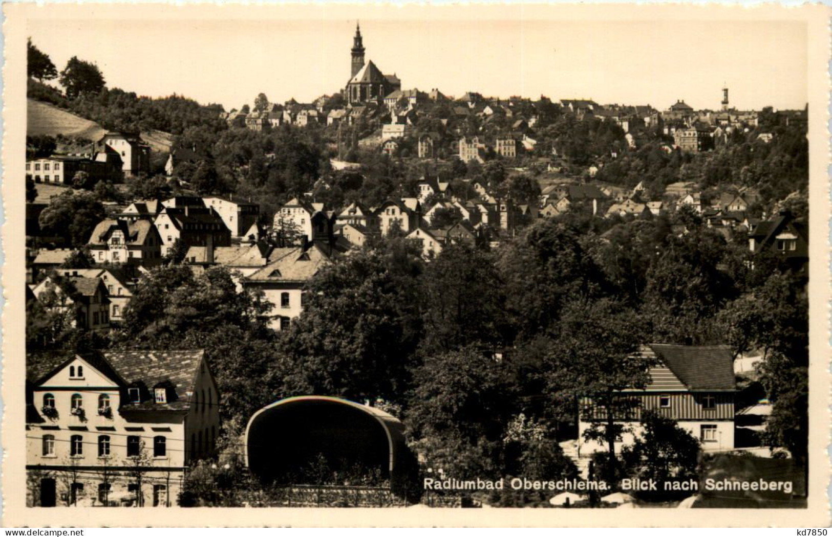 Oberschlema - Blick Nach Schneeberg - Bad Schlema