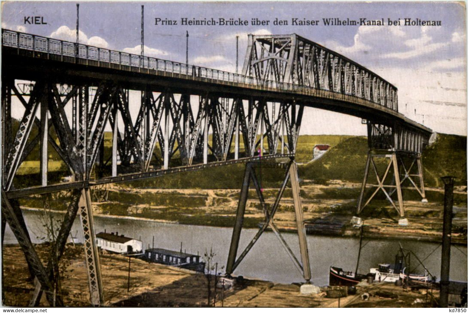 Kiel, Prinz Heinrich-Brücke über Den Kaiser Wilhelm-Kanal Bei Holtenau - Kiel