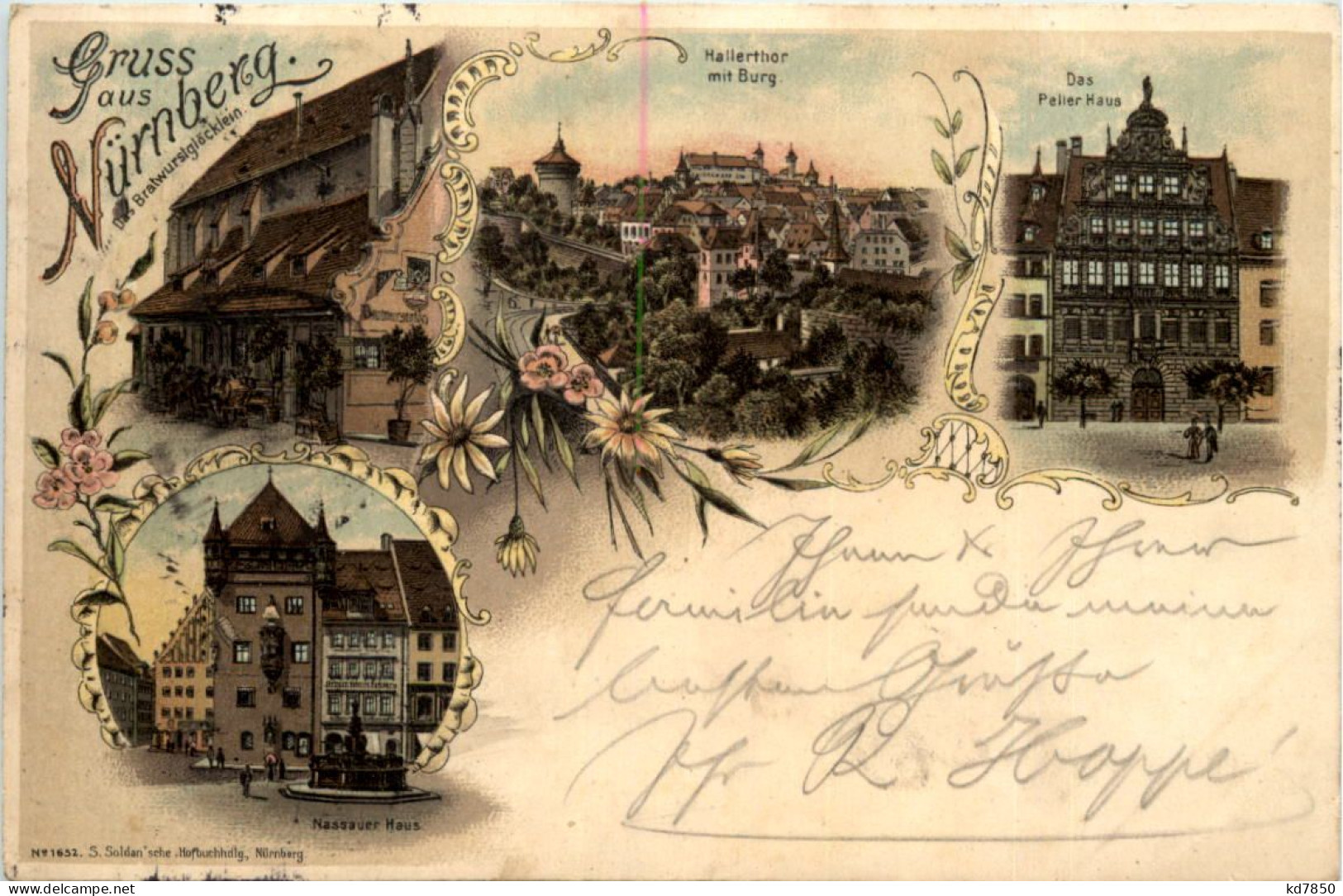 Gruss Aus Nürnberg - Litho - Nuernberg