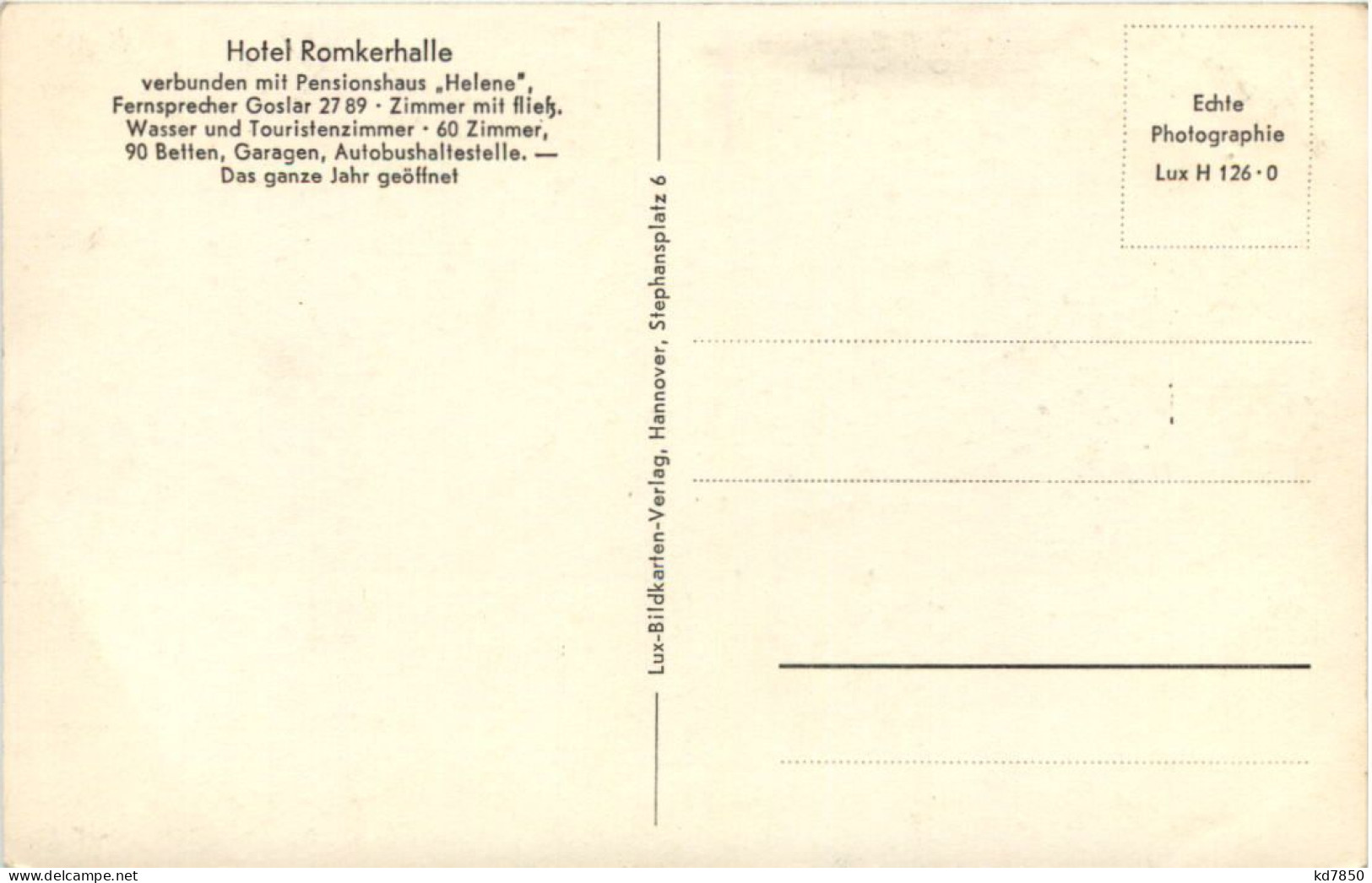 Gruss Vom Bau Der Okertalsperre - Clausthal-Zellerfeld