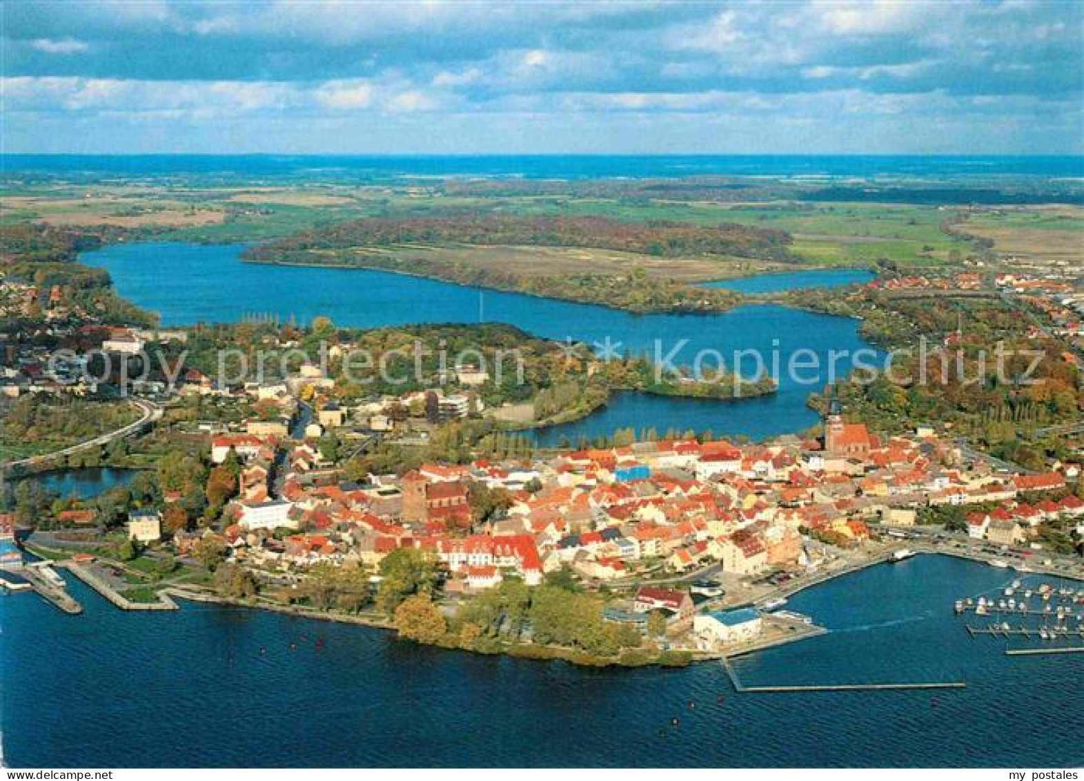 72840603 Waren Mueritz Altstadt Hafen Tiefwarensee Mecklenburgische Seenplatte F - Waren (Müritz)