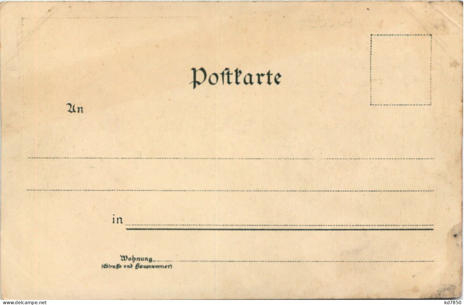 Gruss Aus München Bei Nacht - Litho - München