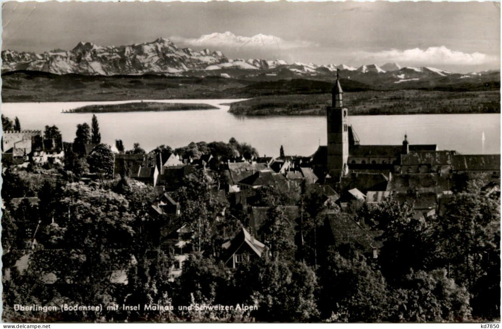 Überlingen Mit Insel Mainau Und Schweizer Alpen - Ueberlingen