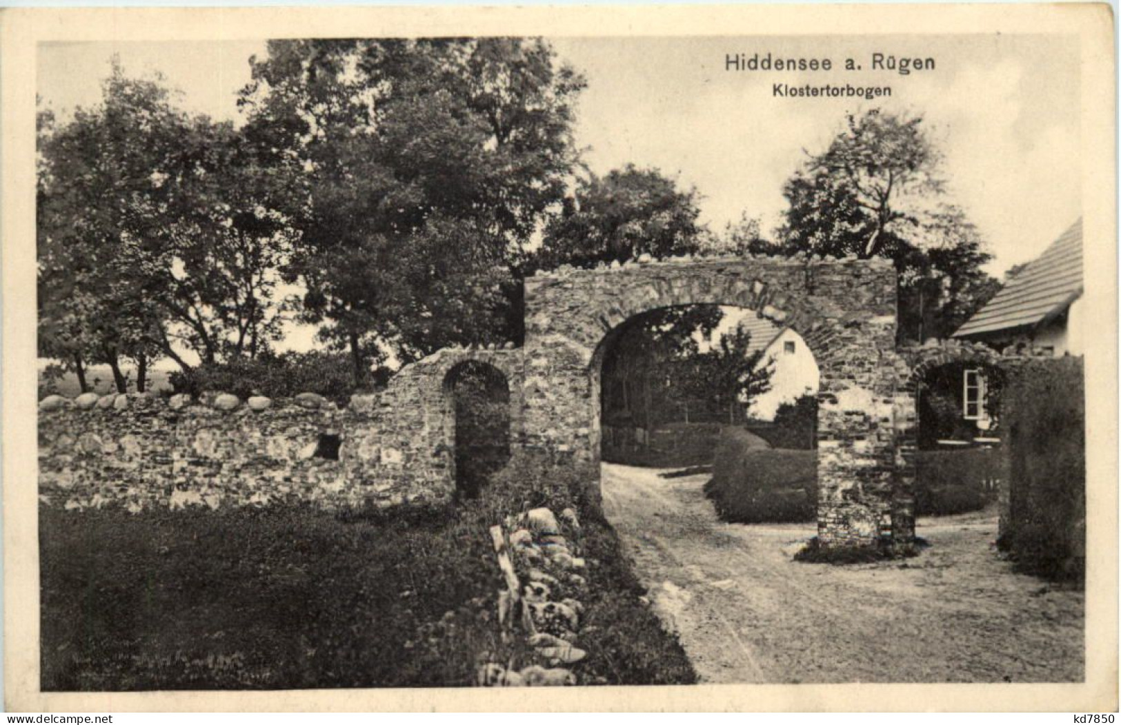 Hiddensee A. Rügen, Klostertorbogen - Hiddensee