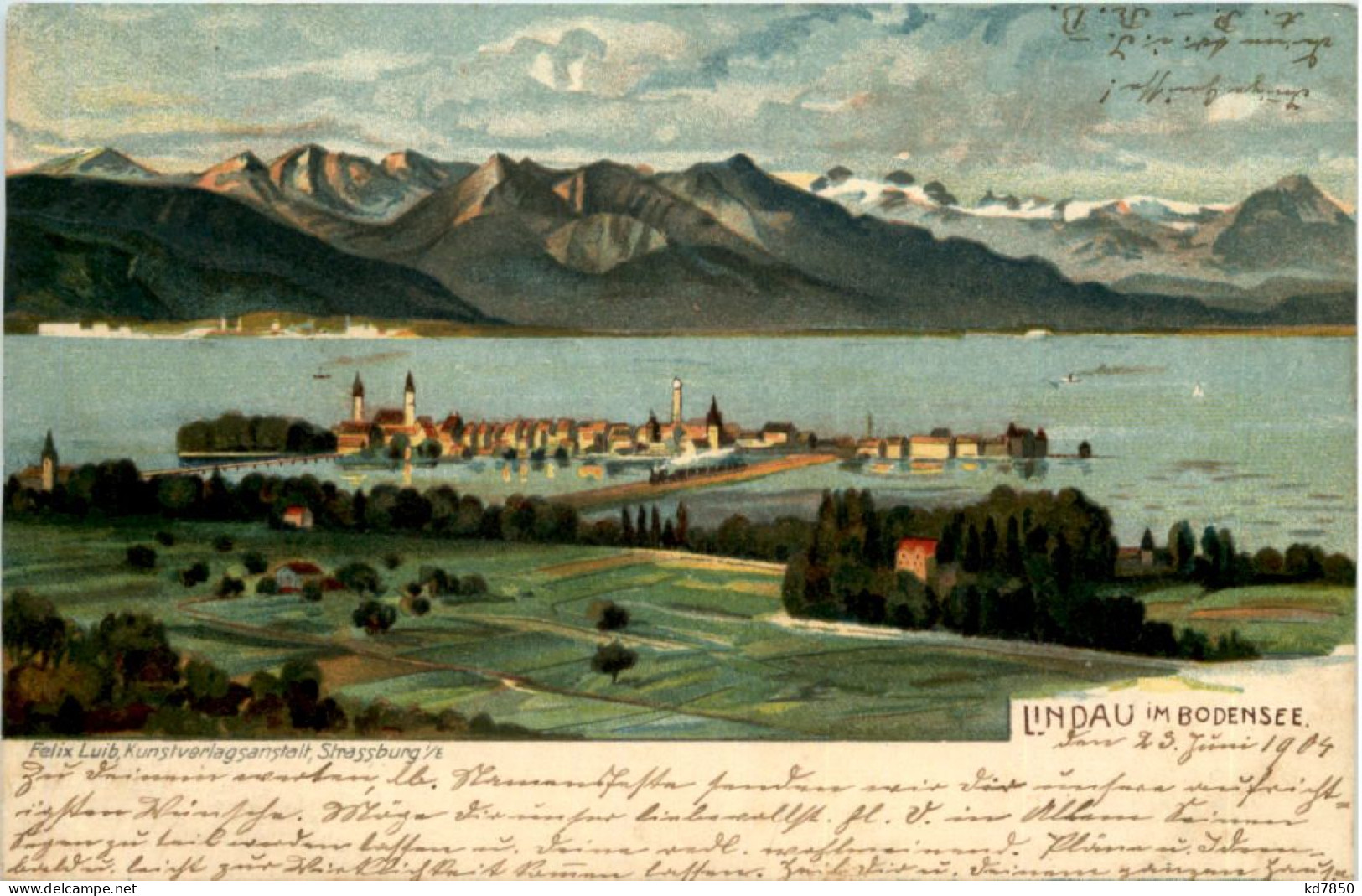 Lindau Im Bodensee - Litho - Lindau A. Bodensee