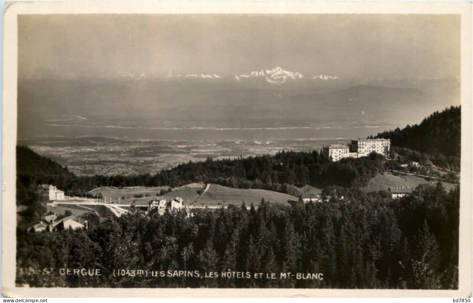 St. Cergues - Les Hotels Et Le Mt.-Blanc - Other & Unclassified