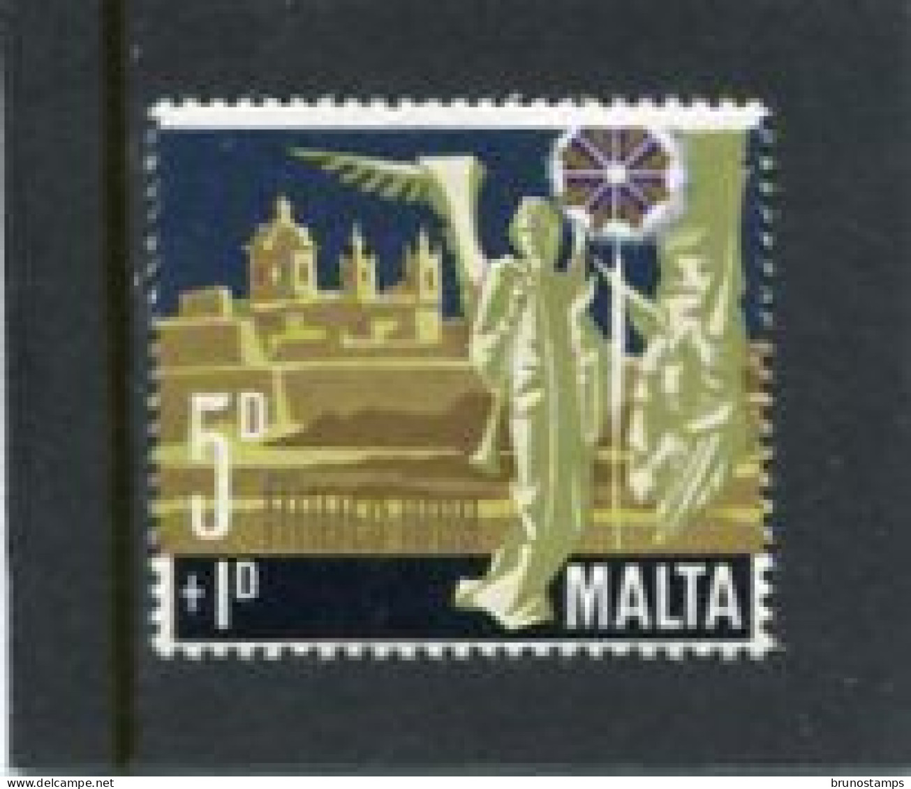 MALTA - 1969  5d CHRISTMAS  MINT NH - Malte