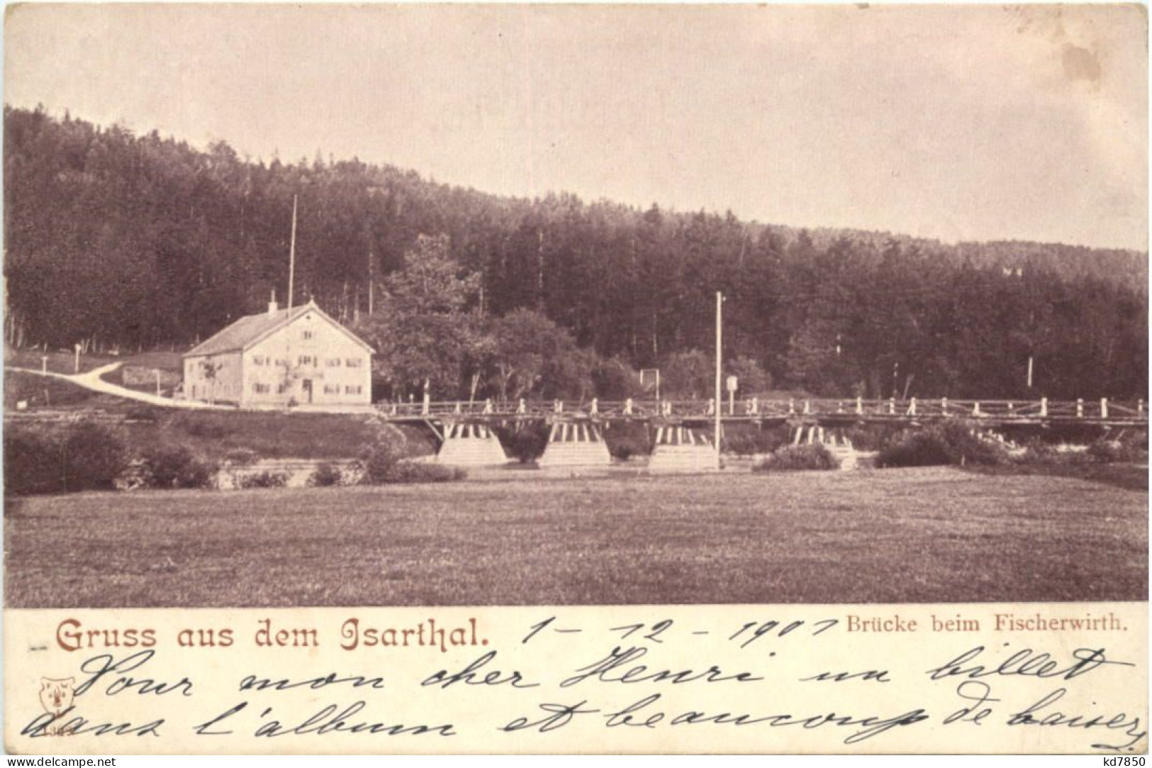 Gruss Aus Dem Isarthal - Brücke Beim Fischerwirth - Bad Tölz