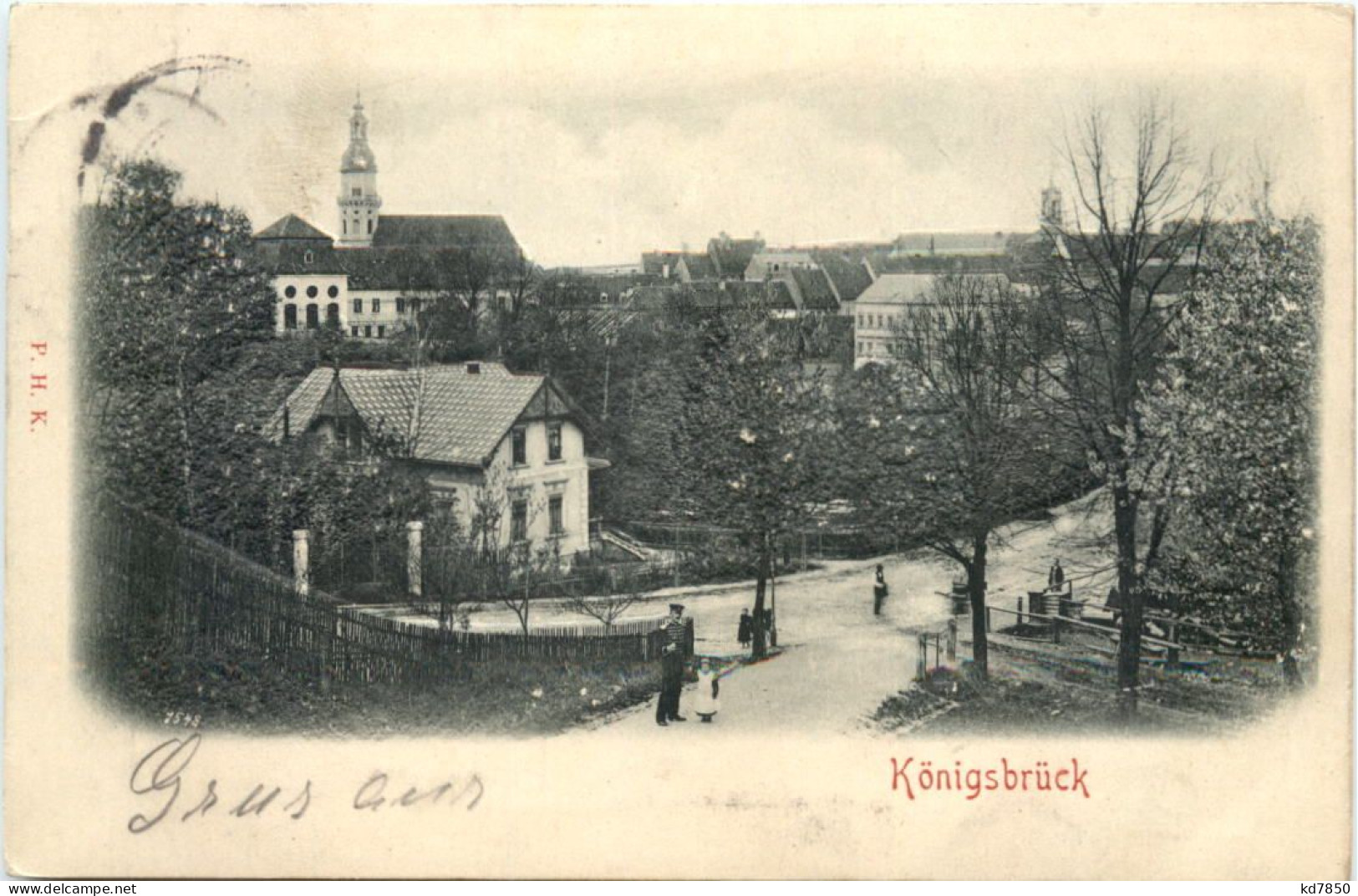 Königsbrück - Reliefkarte - Koenigsbrueck