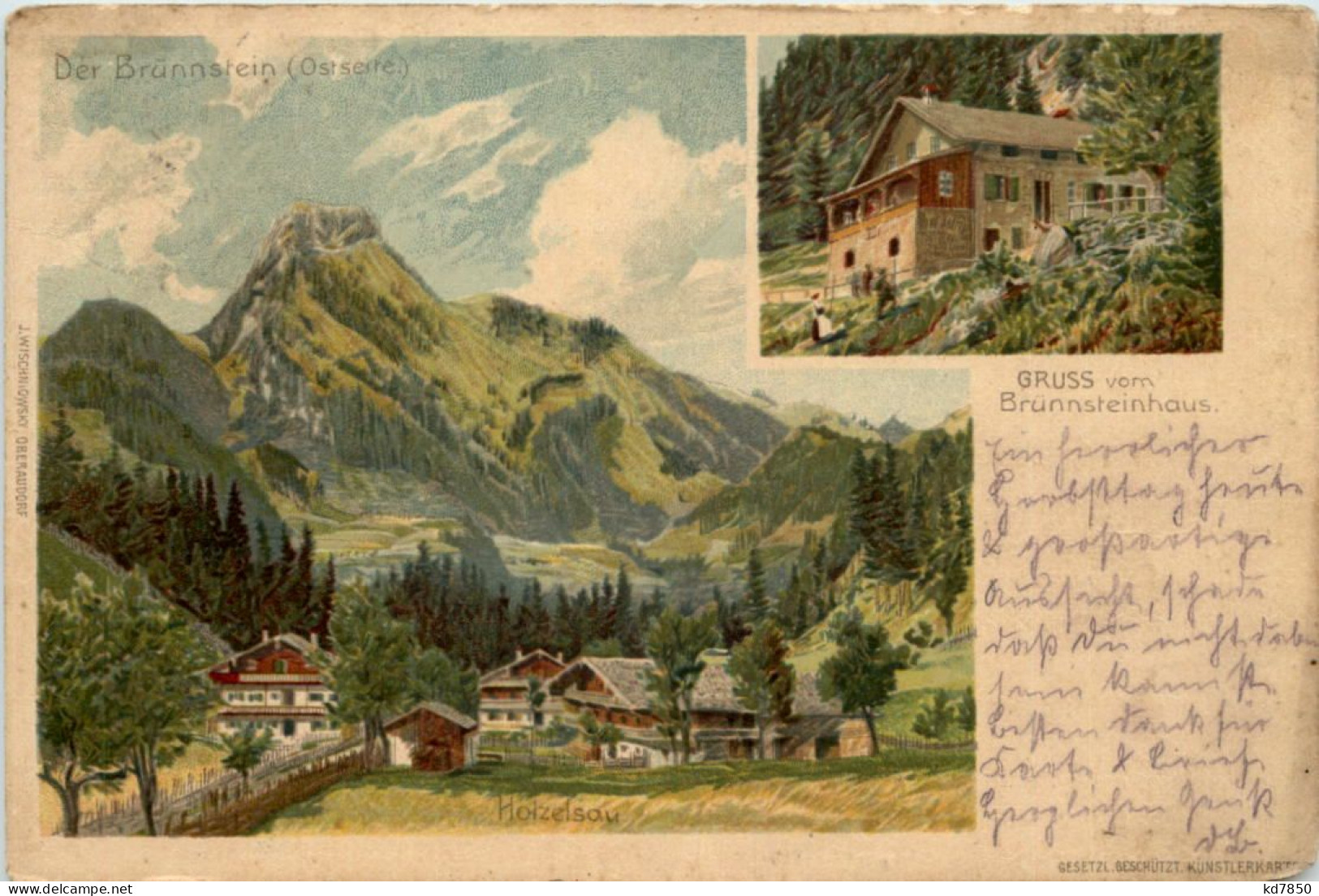 Gruss Vom Brünnsteinhaus - Holzelsau - Rosenheim