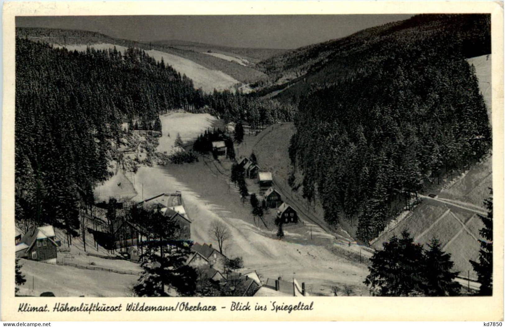 Wildemann Im Harz, Blick Ins Spiegeltal - Wildemann