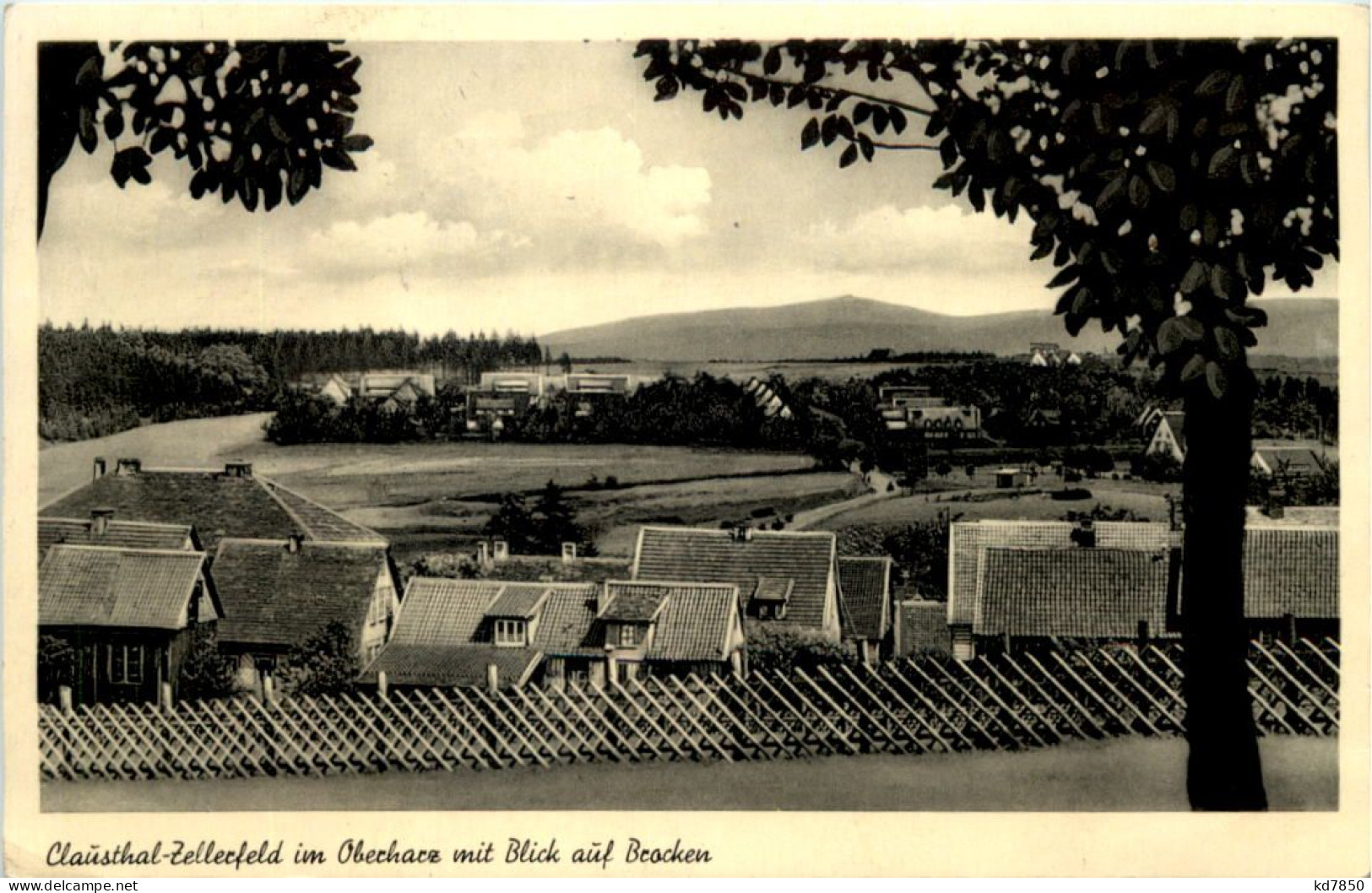 Clausthal - Zellerfeld Mit Blick Auf Brocken - Clausthal-Zellerfeld