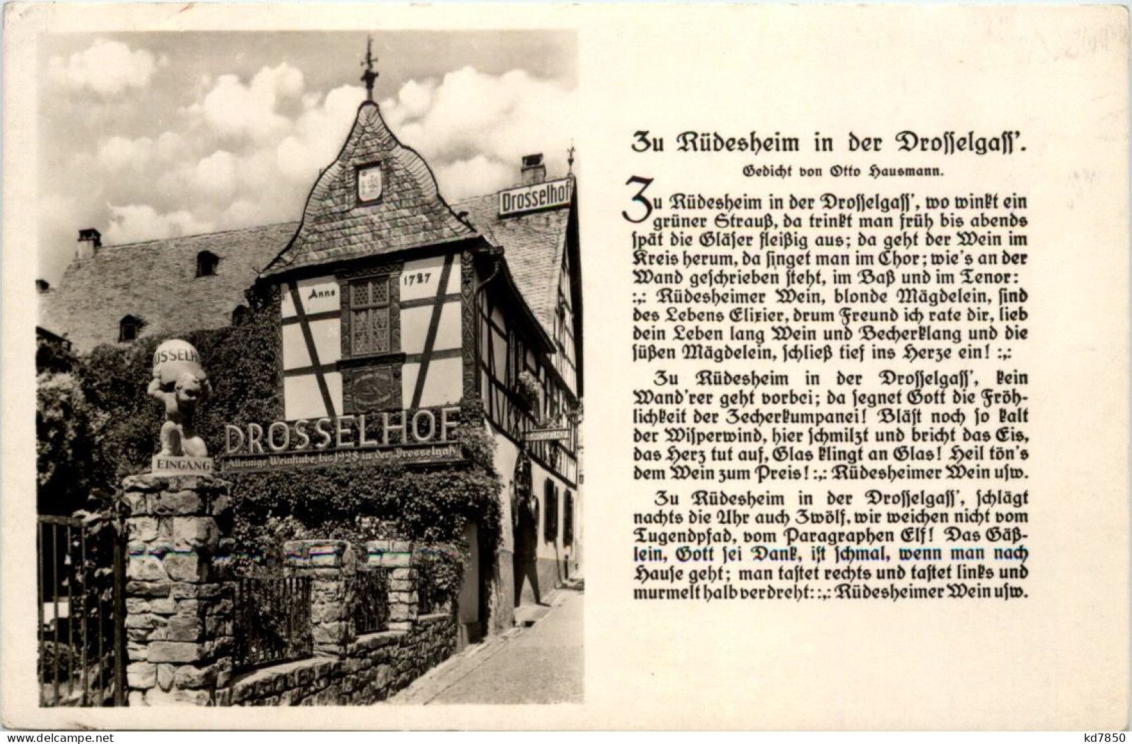 Rüdesheim, Drosselgasse - Rüdesheim A. Rh.