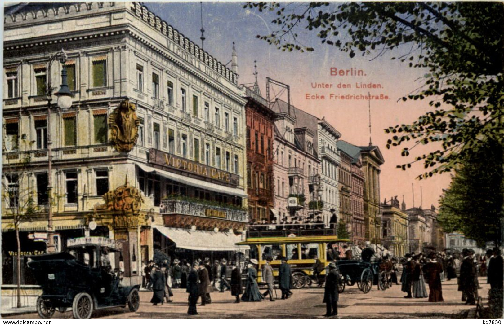 Berlin, Unter Den Linden Ecke Friedrichstrasse - Andere & Zonder Classificatie