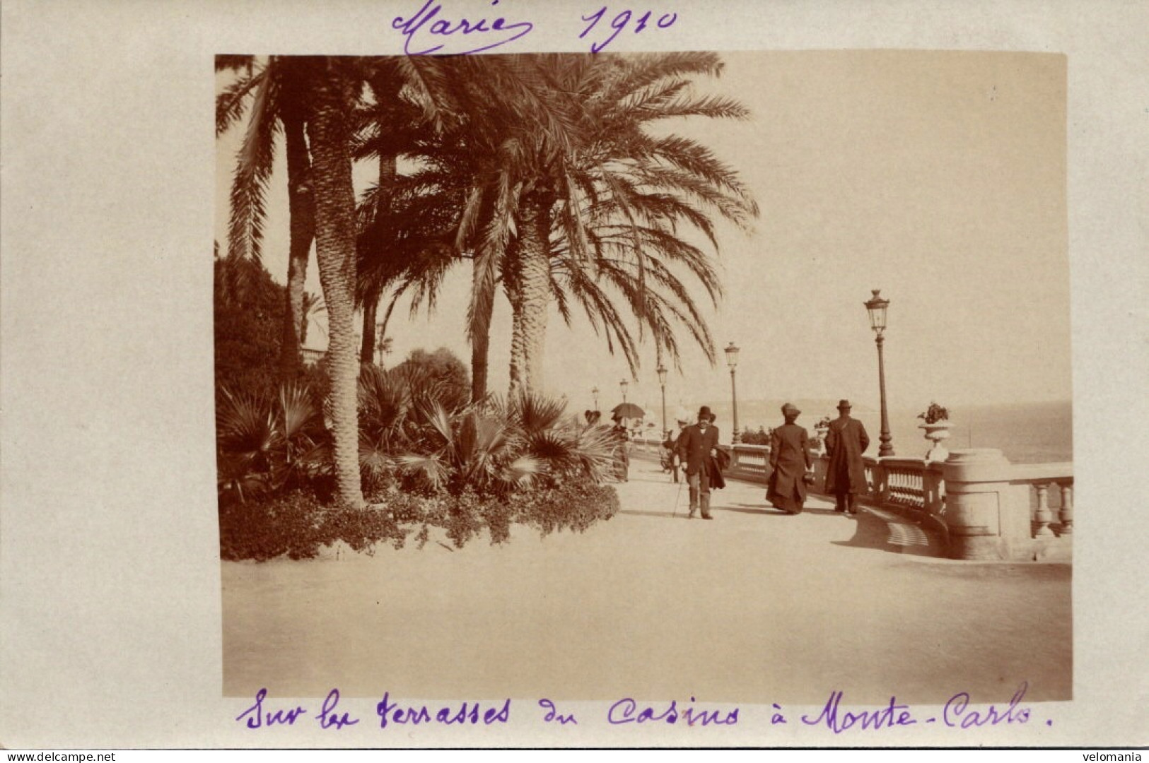 S16437 Cpa Monaco - Sur Les Terrasses Du Casino à Monte Carlo " Carte Photo " - Monte-Carlo